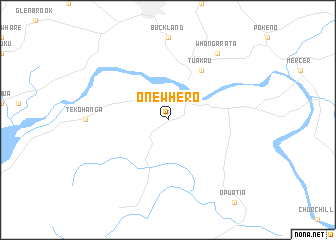 map of Onewhero