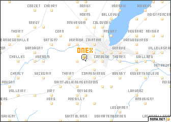 map of Onex