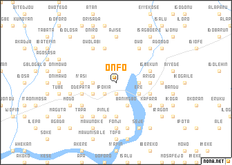 map of Onfo