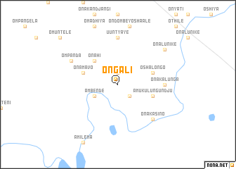 map of Ongali