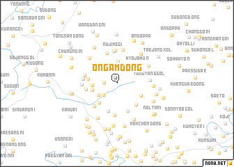 map of Ongam-dong