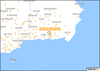 map of Ongdo-dong
