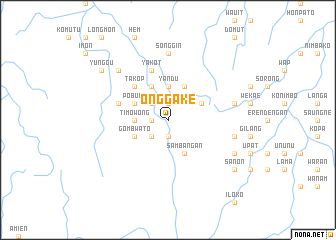 map of Onggake