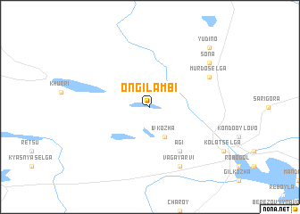map of Ongi-Lambi