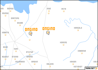 map of Ongino