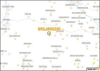 map of Ongjang-gol