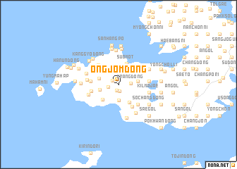 map of Ongjŏm-dong