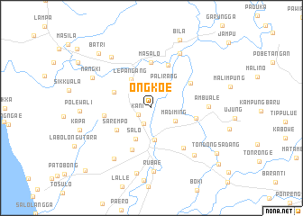 map of Ongkoe