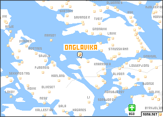 map of Onglavika