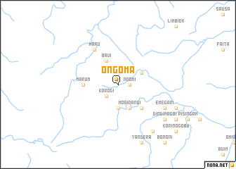 map of Ongoma