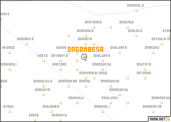 map of Ongombesa