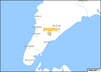 map of Ongong