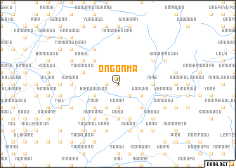 map of Ongonma