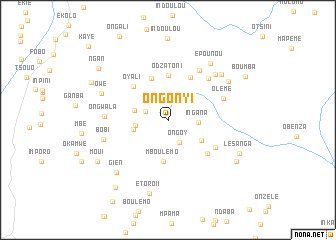 map of Ongonyi