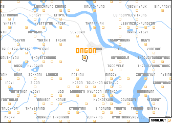 map of Ongon