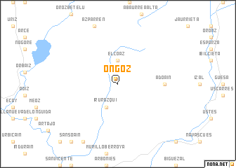 map of Ongoz