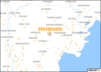 map of Ongsan-dong