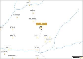 map of Onguia