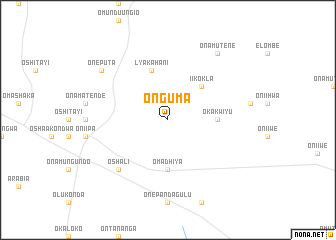 map of Onguma
