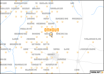 map of Onhoun