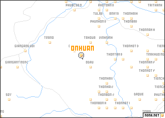 map of Ô Nhuận