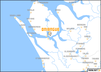 map of Oniangue