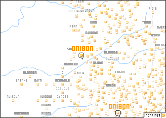 map of Onibon