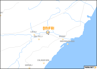 map of Onifai