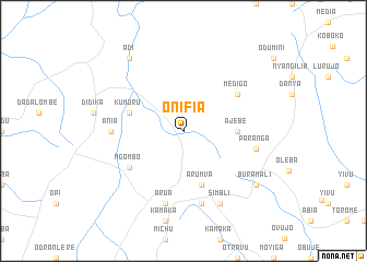 map of Onifia