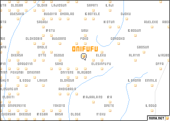 map of Onifufu