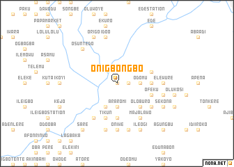 map of Onigbongbo