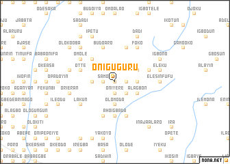 map of Oniguguru