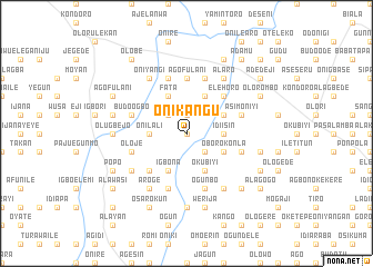 map of Onikangu