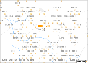 map of Onikan