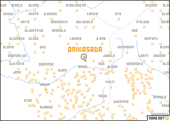 map of Onikasada