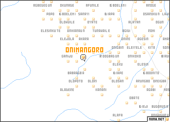 map of Onimangoro