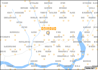 map of Onimawo