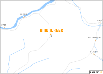 map of Onion Creek