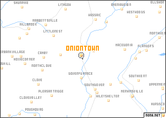 map of Oniontown