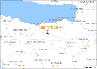 map of Oniontown