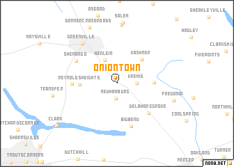 map of Oniontown