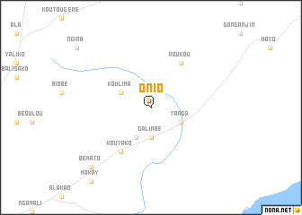 map of Onio