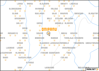 map of Onipanu