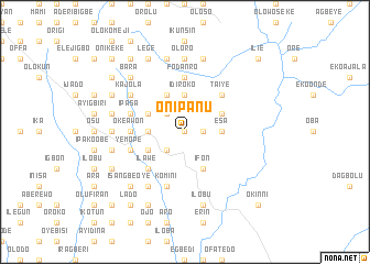 map of Onipanu