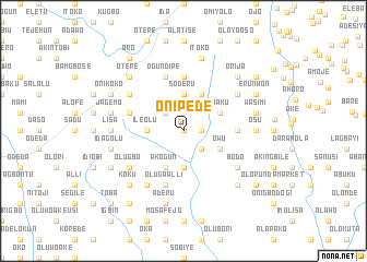 map of Onipede