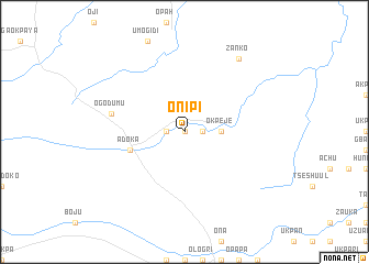 map of Onipi