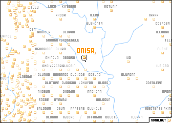 map of Onisa