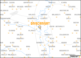 map of Onişcani-Sat