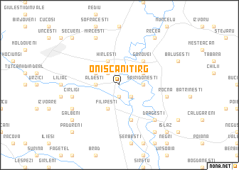 map of Onişcani-Tîrg