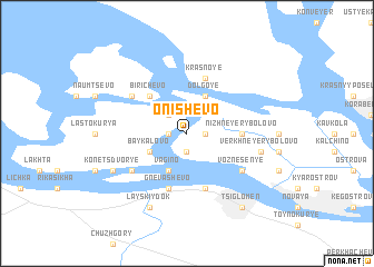 map of Onishevo